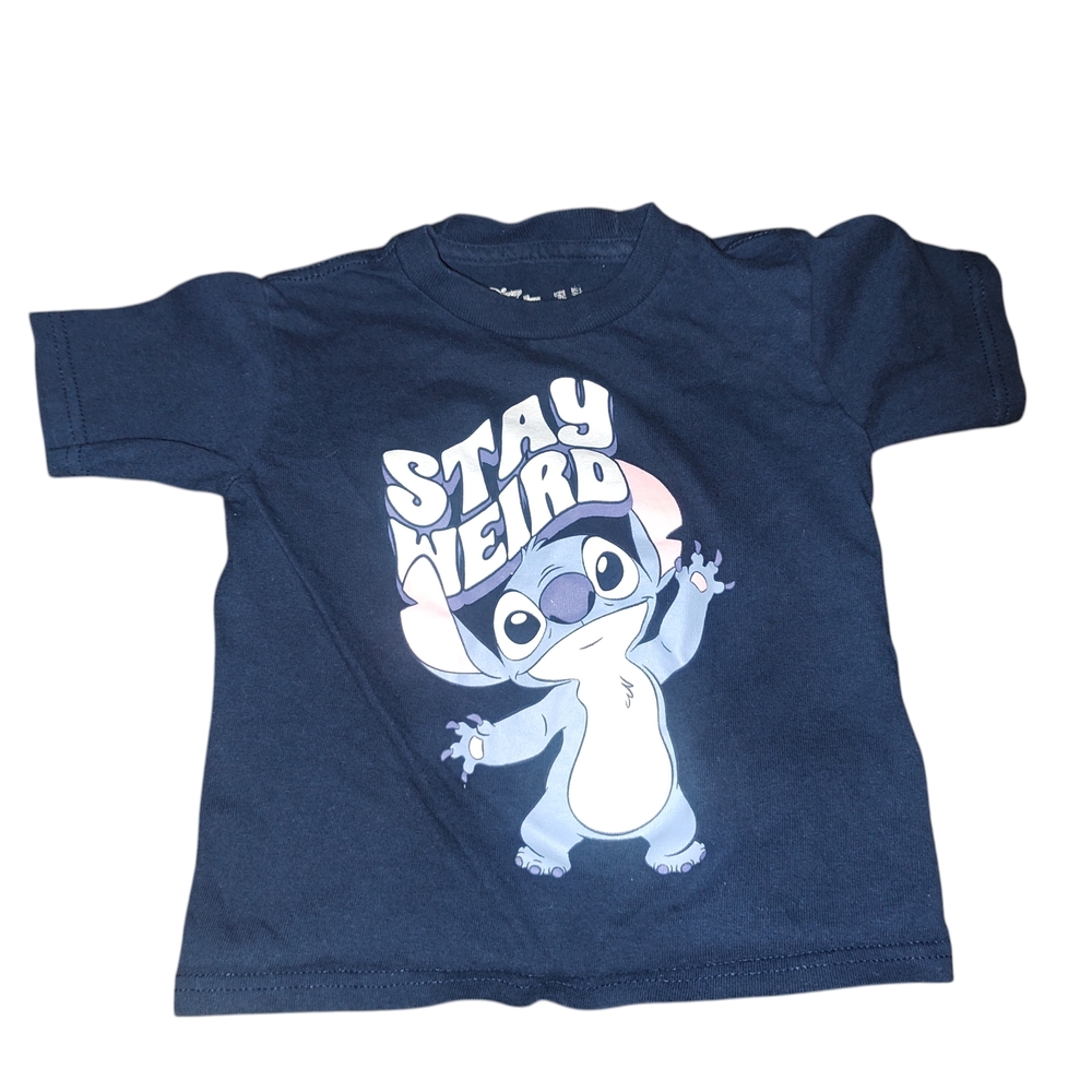 Disney Stay Weird Navy Blue Kids T-Shirt
